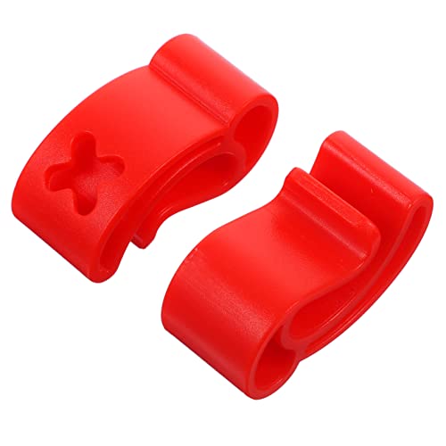 BRIGHTFUFU 2Pcs Compact Flying Disc Clips Portable Disc Holders for Outdoor Sports Beach Activities Essential Disc Accessories for Daily Use Disc Carrier