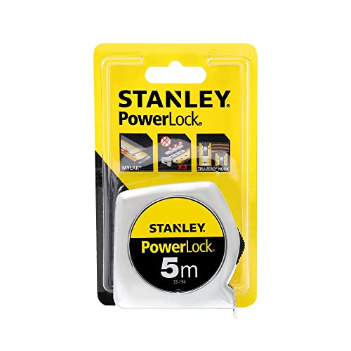 Cinta Métrica Stanley Powerlock 5 m x 19 mm Plata miniatura 3