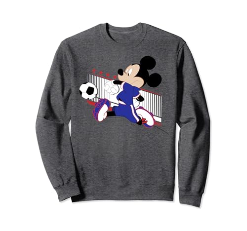 Sweat Mickey Disney Japan Soccer pull noir sport streetwear