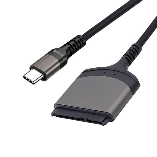 Adaptador Cable USB-C a SATA de 22 Pines para Disco Duro SSD 2.5" miniatura 6