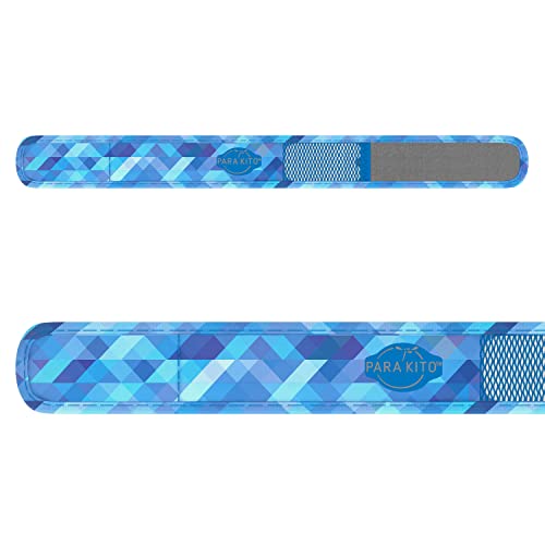 Para'kito Mosquito Insect & Bug Repellent Wristband - Waterproof, Outdoor Pest Repeller Bracelet W/Natural Essential Oils (Deep Blue) #TOP6