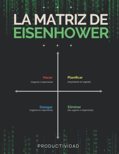 LA MATRIZ DE EISENHOWER: Planificador de gestión del tiempo y las tareas: Cuaderno urgente,...