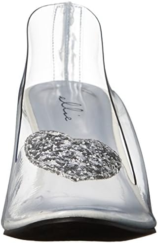 Ellie Shoes Women's 212-ariel Slide Pump, Clear, 9 M US | Image 1