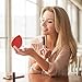 Dimeho Compact Folding Mirror Heart Shaped Magnifying Mini Vanity Mirror Portable Travel Makeup Mirror for Purse Double-Sided Cute Glitter Cosmetic Mirror for Women Home Office