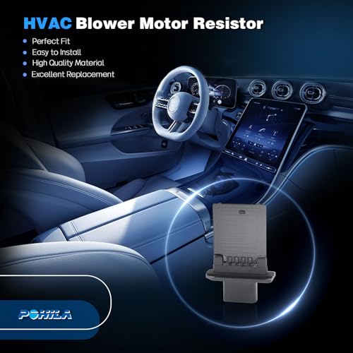 Image of 973-444 Blower Motor Resistor for Manual AC Control Compatible with 2004 2005 2006 2007 2008 2009 2010 2011 2012 2013 2014 Ford F150 Expedition, Lincoln Mark LT, Mercury, 3F2Z18591AA YH1715