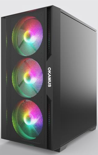 Image of Gaming PC, i5 CPU Up to 3.6GHz, Integrated Graphics, 256 GB M.2, 8 GB RAM Pre-Built Computer, RGB Fans x 4, Win 11 Home,WiFi 6 + BT 5.3, 400W PSU (i5 CPU+256GB+8GB)