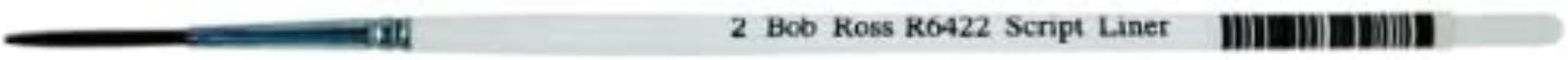 Weber Bob Ross R6422#2 Script Liner Artist Brush