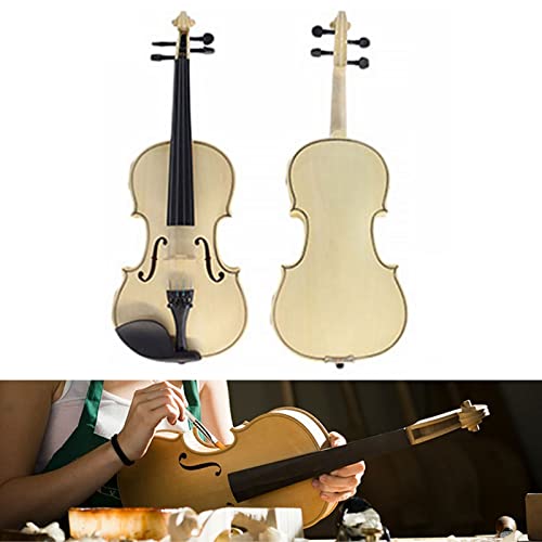 Diy Violin Kit Violin Parts & Accessories Make Your Own 4/4 Natural Acoustic Violin For Kids Beginnes Violin Christmas Gift #TOP4