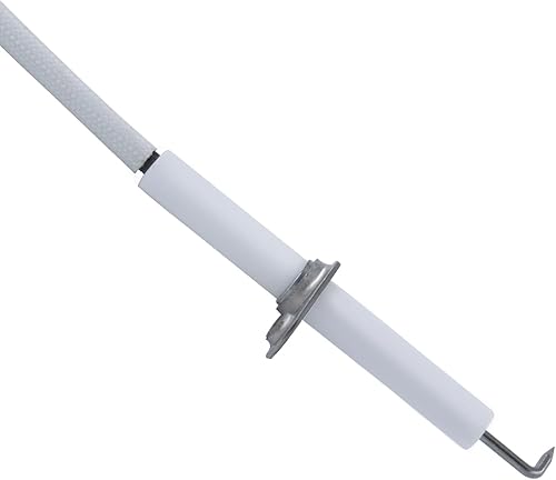 Miniatura 6 de Paquete de 2 electrodos de encendido de cerámica con bujía de encendido de 27.559 in, piezas de repuesto de cable de encendido de botón