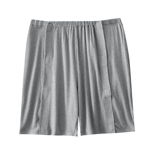 After Surgery Pajama Shorts Easy Access Tearaway Recovery Shorts Knee Length Breakaway Fully Open on Both Sides