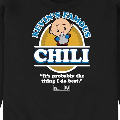HYBRID APPAREL The Office - Kevins Chili Cute - Men's Crew Neck Fleece Pullover3