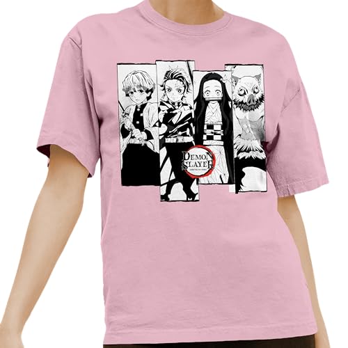 Demon Slayer Manga Characters Men's and Women's Short Sleeve T-Shirt