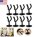 minkissy 8Pcs Guitar Hangers Wall Mount Round Shape Hook Holders for All Guitars Violin Compatible for Displaying Instruments Great for Musicians