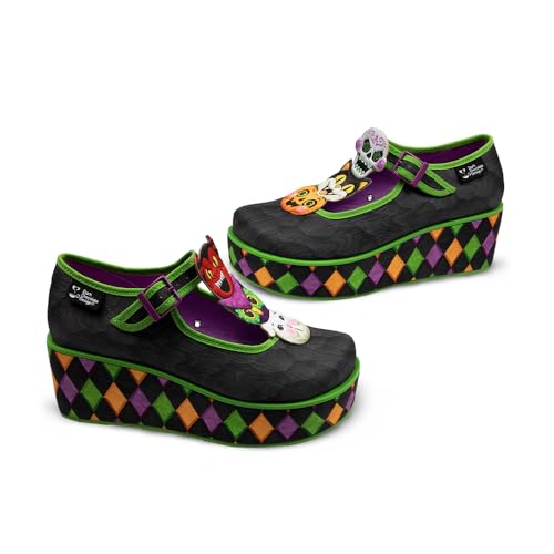 Image of Hot Chocolate Design Whimsical Women's Platform Mary Jane Shoes
