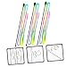 FRCOLOR 6pcs Interactive Cat Teaser Wands Rainbow Kitten Toys for Indoor Cats Engaging Playtime for Exercise and Curiosity for