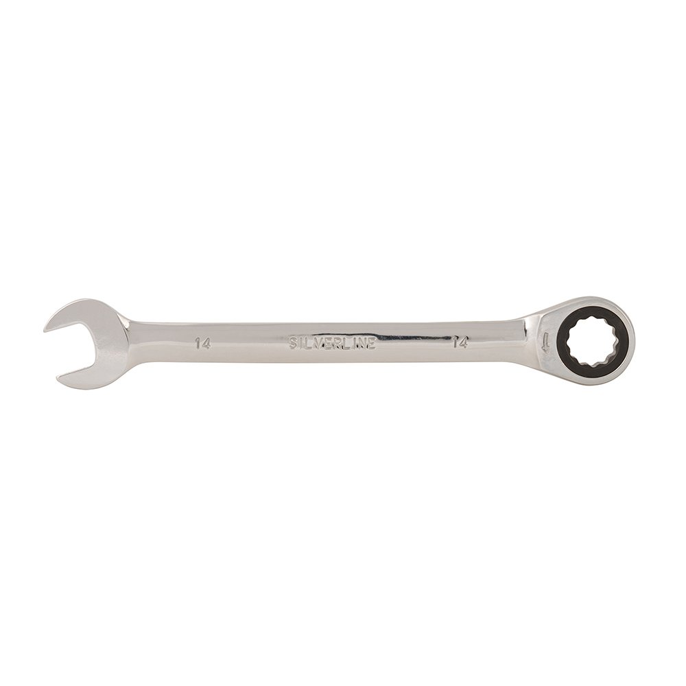 Silverline 457015 Fixed Head Ratchet Spanner 14 mm, K.a - Image 2