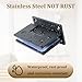 Alise Glass Shower Door Hinges, 90 Degree Hinges for Bathroom Doors,Heavy Duty Stainless Steel Cabinet Hinge Wall to Glass,Frameless Shower Doors Hardware Replacement Part,Black (1P)
