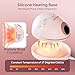 Mumior Heated Base Hands Free Breast Pump, Wearable Breastfeeding Pump of Baby Heated Dustproof Base, Automatic Voice Prompts, LED Display with 4 Modes &12 Levels, Memory Function-24 mm, 2 Pack Pink