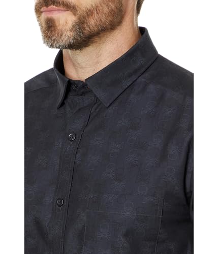 Johnston & Murphy Men's Jacquard Skull Shirt3