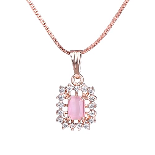 See full amazon price history chart for Gehena by Estele Fashion Jewellery for Women: Rose Gold Plated Pendant with Chain/Pendant Necklace with CZ Scintillating Mint Pink Crystals- Versatile Elegance for Women and Girls-G-AD003-RGMP PENDANT Gehena by Estele Fashion Jewellery for Women: Rose Gold Plated Pendant with Chain/Pendant Necklace with CZ Scintillating Mint Pink Crystals- Versatile Elegance for Women and Girls-G-AD003-RGMP PENDANT (B0D83T92KZ) Amazon Price History, Amazon Price Tracker