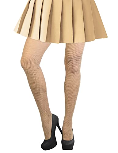 Image of Lastclream High Waisted Fishnet Tights for Women Sexy Fishnets Stockings Full Footed Fishnet Sheer Pantyhose Plus Size