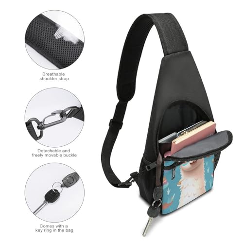 Bolso cruzado deportivo para viaje y senderismo unisex miniatura 4