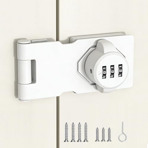 White Keyless Combination Lock
