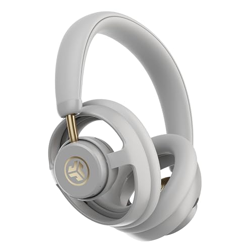 JLab JBuds Open Wireless Headphones – Open-Ear, Comfortable All-Day Fit, 24+ Hour Playtime, Immersive Sound, Bluetooth Headphones with App Control, White