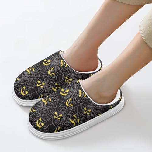 Closed-Toe Lightweight Slippers with Anti-Slip Sole Soft House Shoes for Women Comfort Thick Footwear 4-104