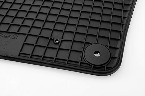 Gummi Fußmatten passend für VW Passat/Passat Variant ab 2005-10/2014 (3C/B6/B7) AZUGA AZ10092514 Gummimatten Automatten