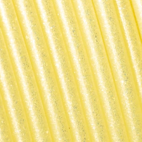 Image of Polymaker Panchroma Celestial PLA Filament 1.75mm 1kg, Light Yellow | Neatly Wound Glitter PLA for Easy Print & Smooth Feeding, Compatible with Bambu Lab & Most 3D Printers
