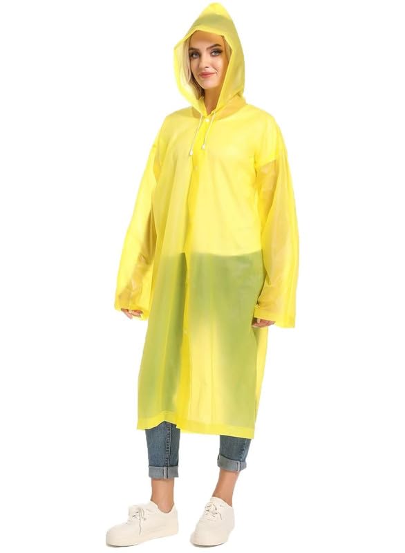 Image of CHACKO EVA Waterproof Rain Coat Hooded Outdoor Water Resistant Suit Portable Men and Women