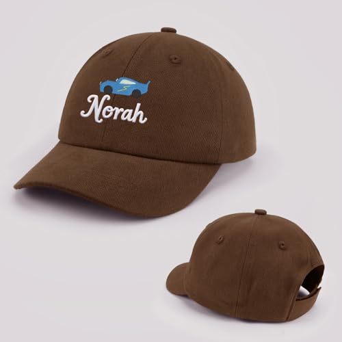 Image of Personalized Baby Infant Baseball Cap Custom Boys Girls Embroidered Sun Hat Custom Trucker Hats for Toddler Kids