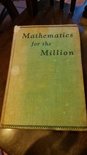 Mathematics for the million B0007JAQU8 Book Cover