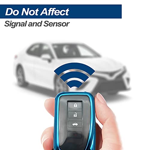 INFIPAR Fit for Lexus ES300h NX300h ES350 GS350 GS300h GS450h RX450h RX350 LX570 RC350 TPU Key Fob Remote Cover Case… - Image 7