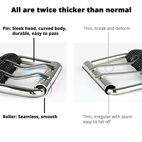 Drizzte Size 39Inch Grommet Belt Double Prong Punk Belts For Women Men #TOP3