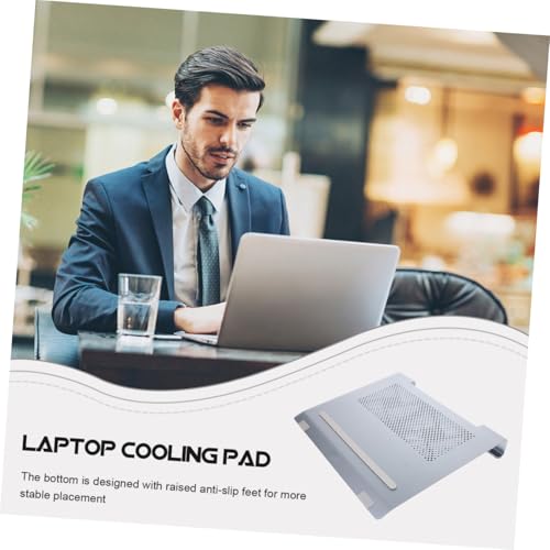 Base de aluminio con ventilador para laptop hasta 17.3" miniatura 6