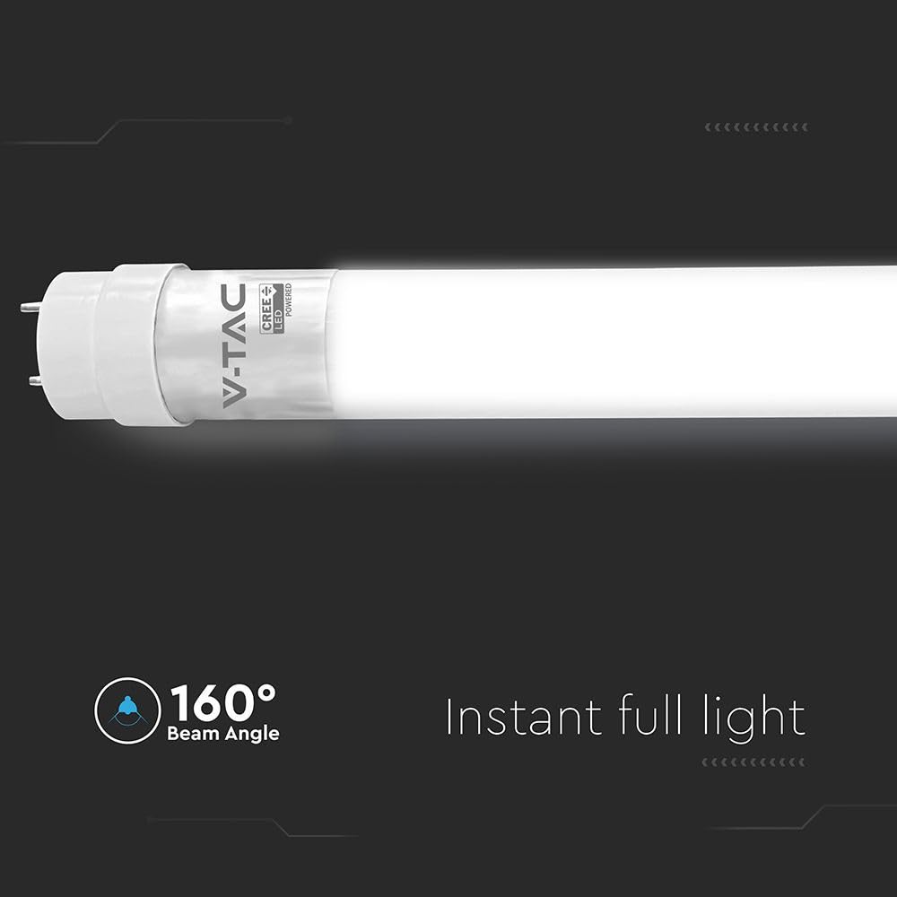 Juego de 10 tubos LED de 150 cm, luz blanca fría (6500 K), 2100 lúmenes, T8, G13-20 W (equivalente a 58 W), incluye arranque, tubo fluorescente LED, tubo fluorescente