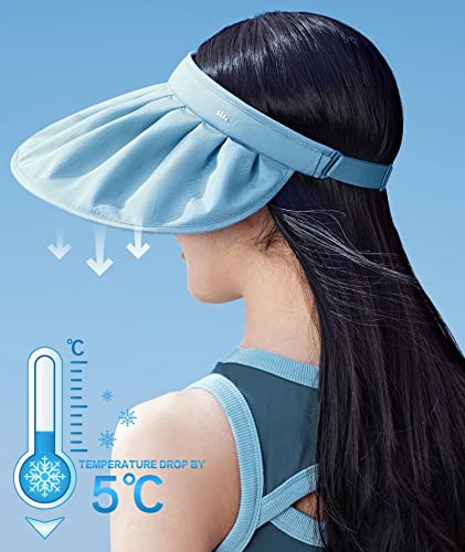 BENEUNDER-UPF-50-Sun-Visor-Hat-Wide-Brim-UV-Protection-for-Tennis-Golf-Beach