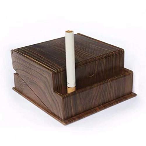 LJXX Automatic Cigarette Box, Wood Cigarette Case Box Cigarette Case for 20 Cigarettes, Creative Personality Wooden Cigarette Box