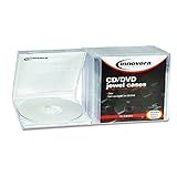 Innovera 81810 CD/DVD Standard Jewel Case, Clear (Pack of 10)
