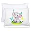 White Pillow & Elephant Design Pillowcase