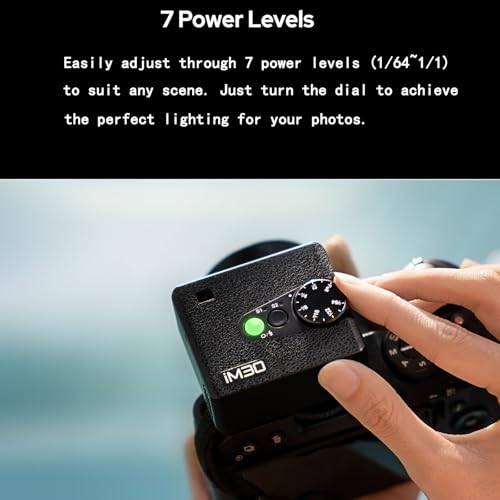 Image of Godox Flash Godox iM30 iFlash Camera Flash for Canon Sony Nikon Fuji Panasonic Olympus Pentax and Other DSLR Cameras,Digital Cameras w /Single Contact Hot Shoe,3.6s Recycle Time,230 Full Power Flashes