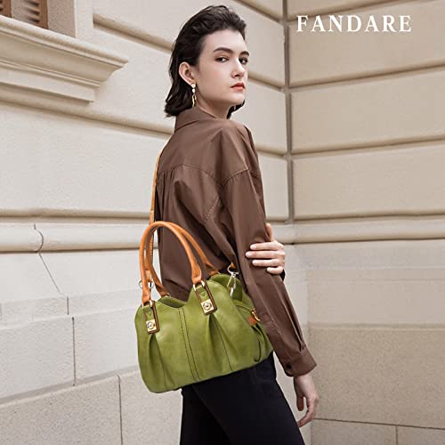 Women's Handbags Cloud pleated Top-handle Bags Ladies Waterproof Shoulder Bag Soft Leather Cross-Body Bags 4 Pcs Set2