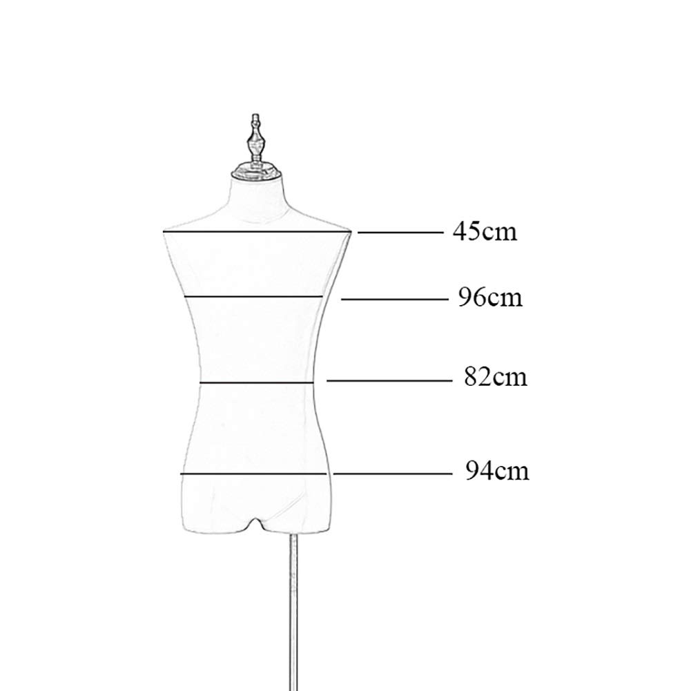 Maniquí de Sastre, maniquí de Costura Femenino, maniquí de confección con Brazo de Madera, maniquíes de exhibición de clavícula, maniquíes de Moda, 5