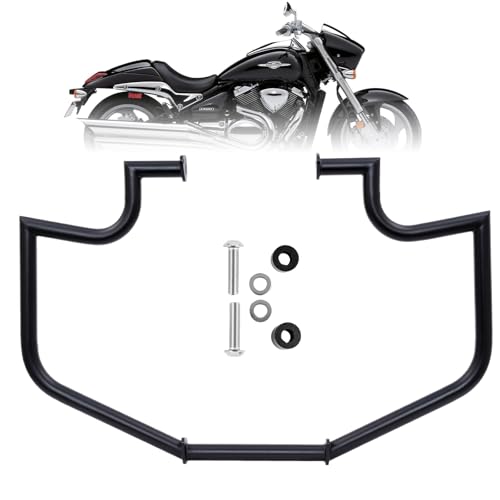 Kinglemc Crash Bar Engine Guard Highway Bar for Suzuki VL1500 Boulevard C90 2005-2009,VL1500 Intruder 1998-2004 (Matte Black)