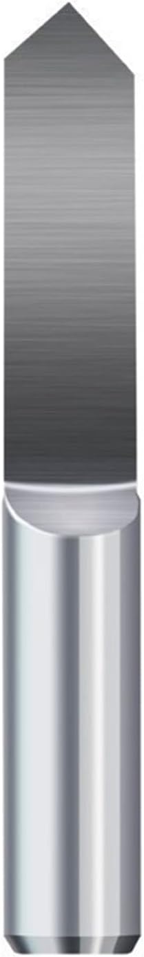 10pcs/Set 6mm Shank V Groove Router Bits Carbide PCB Engraving Router Tool 20-90 Degrees 0.1-1.0mm Tip PCB Carbide End Mill Woodworking Milling Cutter(25Dx0.3)