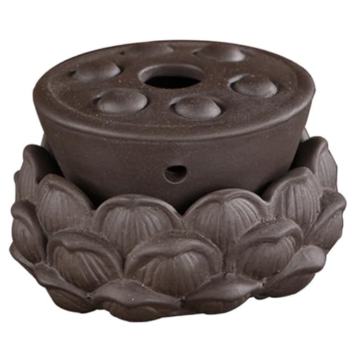 Juego de herramientas para moxibustión y masaje, olla de moxa de arcilla púrpura para terapia corporal, tamaño ajustable, fácil de usar para alivio del dolor y relajación miniatura 1