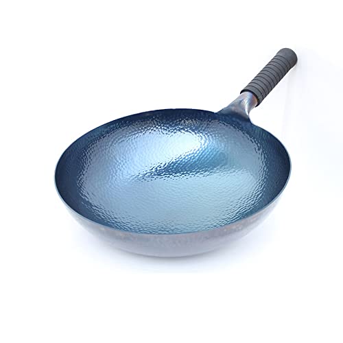 Amazon | 鉄 打出片手中華鍋 (板厚2.0-2.3mm) 36cm | TRANST | 中華鍋