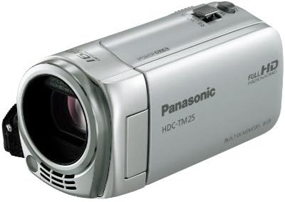 【整備済み品】パナソニック デジタルハイビジョンビデオカメラ TM25 内蔵メモリー8GB シルバー HDC-TM25-S